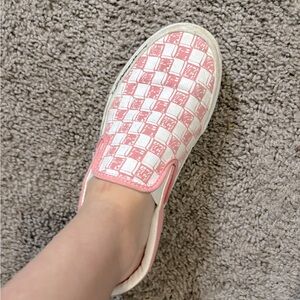 cartoon vans , pink